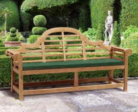 All Weather Garden Benches | 7ft Wide Garden Benches | Teak Wood Bench