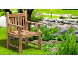 Teak Garden Chairs with Arms | Teak Arm Chairs | Teak Outdoor Armchair