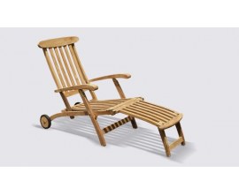 Serenity Sun Loungers | Teak Steamer Chairs | Wooden Deck Chairs