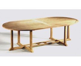 10-Seater Teak Outdoor Table | Teak Outdoor Dining Table for 10