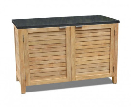 Teak Console Table Outdoor | Granite-Top Console Table Teak Console Table Outdoor | Granite-Top Console Table