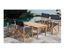 Director's Outdoor Dining Sets | Director's Chair & Table Outdoor Sets