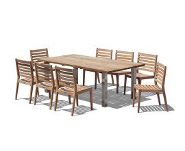 Teak Outdoor Furniture | Garden Dining Sets | Large Tables 