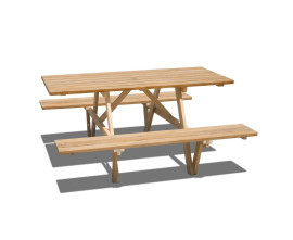 Picnic Table | Accessible Furniture | Teak Garden Tables