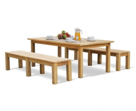 Dining Sets with Benches | Outdoor Furniture | Teak Dining Sets