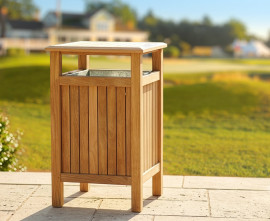 Outdoor Bins | Wooden Litter Bins | Waste Bins