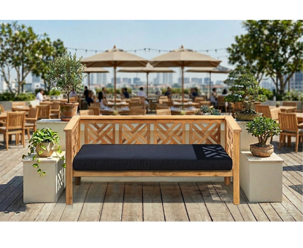 Luxury bespoke outdoor furniture installation