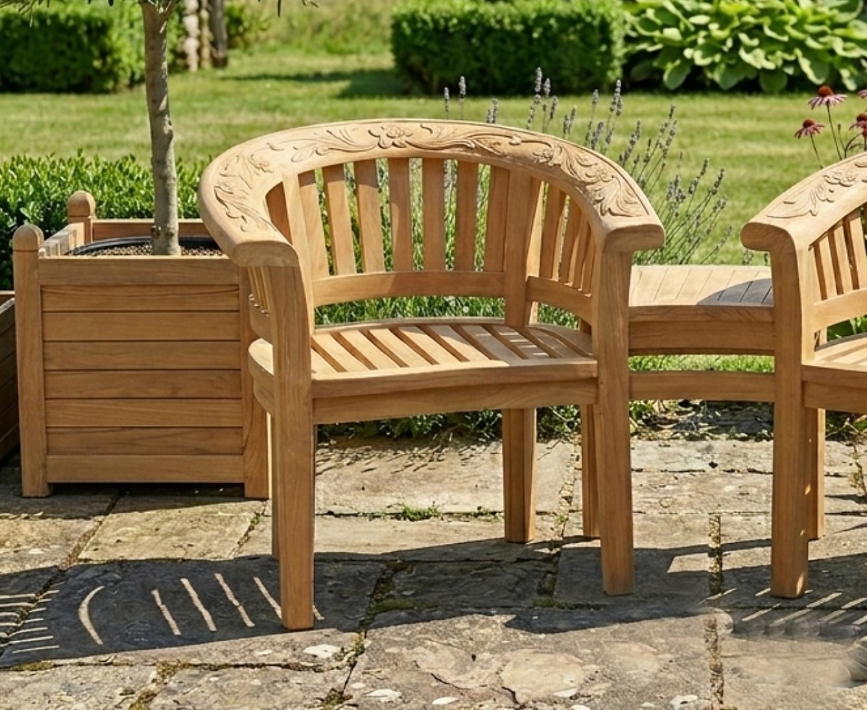 Bespoke Wood Carved Seat