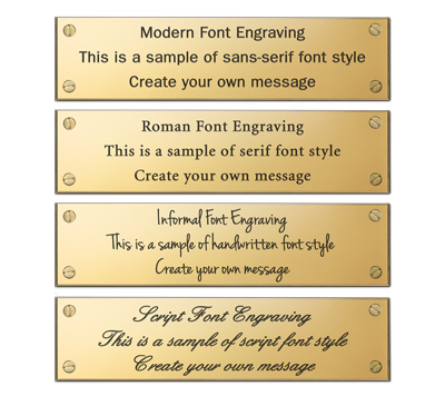 Brass Plaques