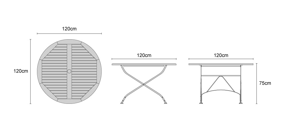Café 4 Seater Round 1.2m Table and Armchairs Set - Satin White